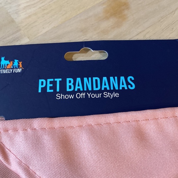 Doggie Pink & Green Double Pack Bandanas by Pawsitively Fun. - Picture 5 of 6